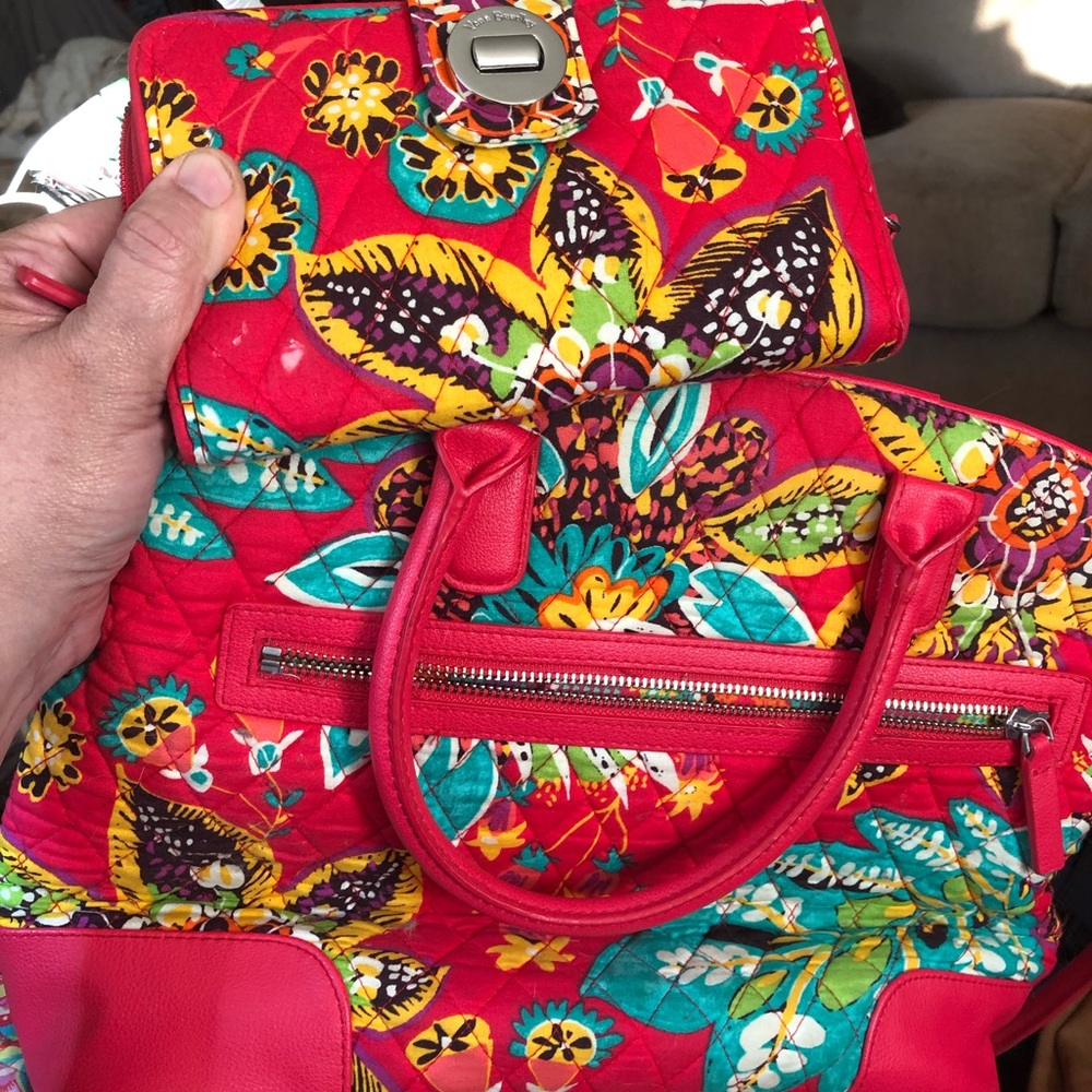 Vera Bradley bag and wallet